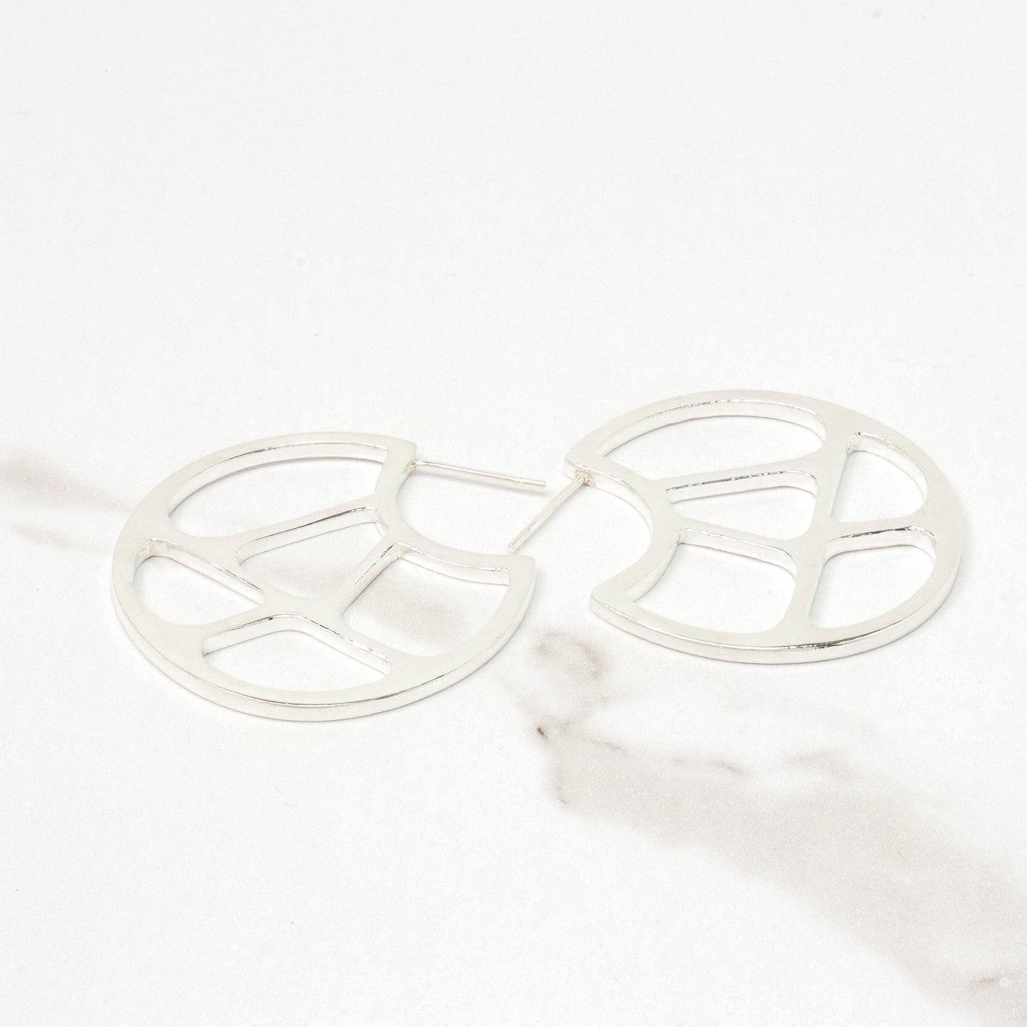 Cut Out Hoop Earrings