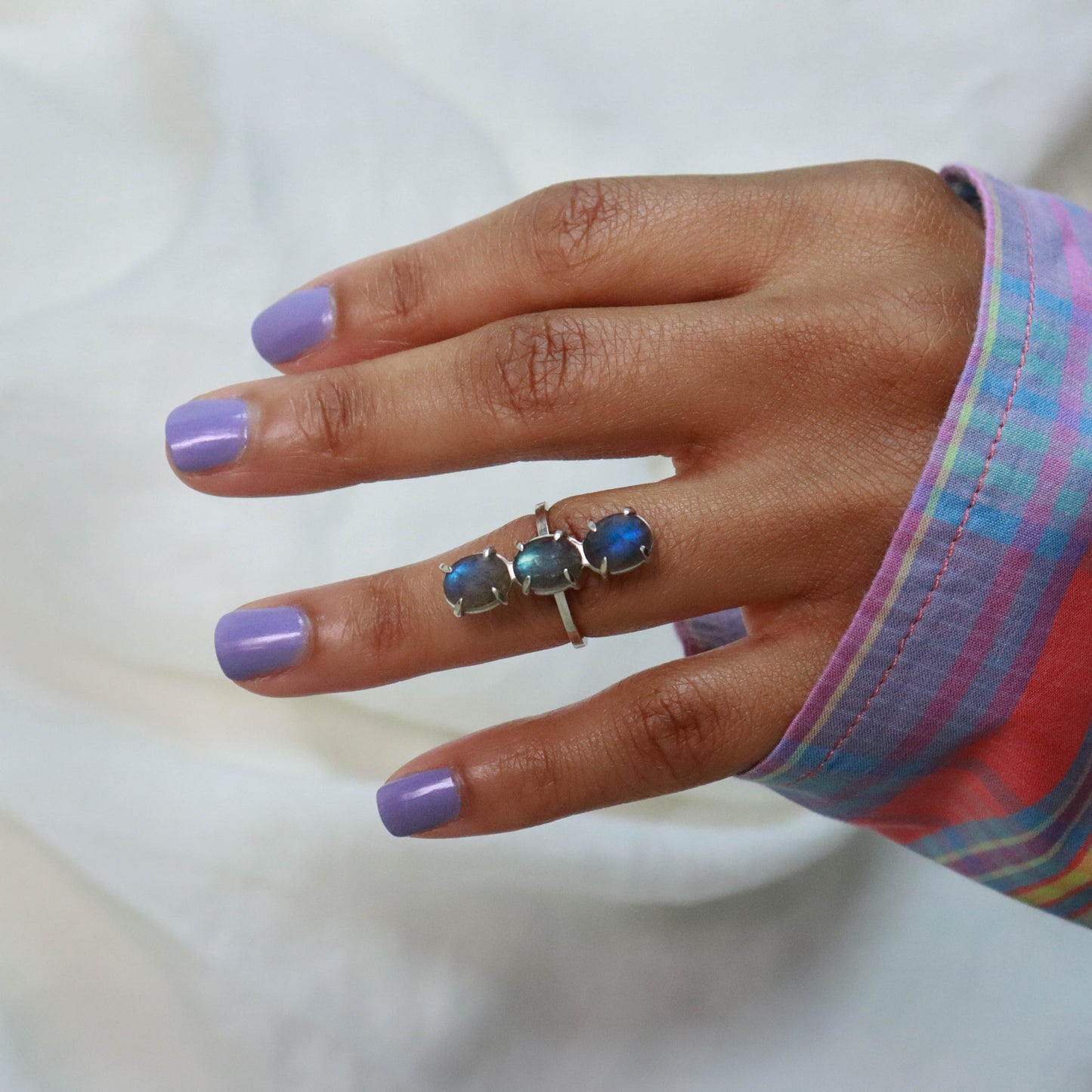 Labradorite Sterling Silver Ring