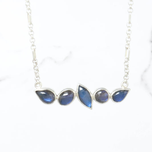 Labradorite Geometric Mix Necklace