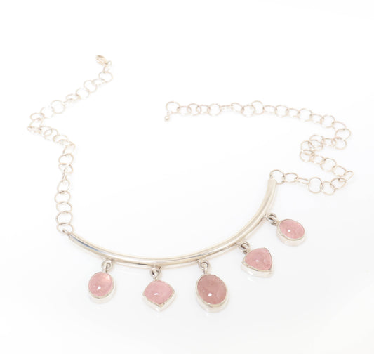 Pink Rose Morganite Necklace