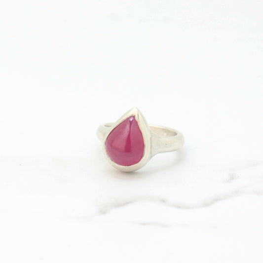 Ruby Pear Ring