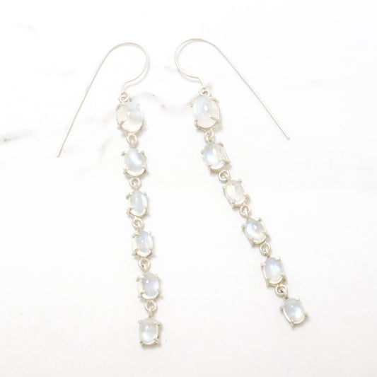 Moonstone Dangle Earrings