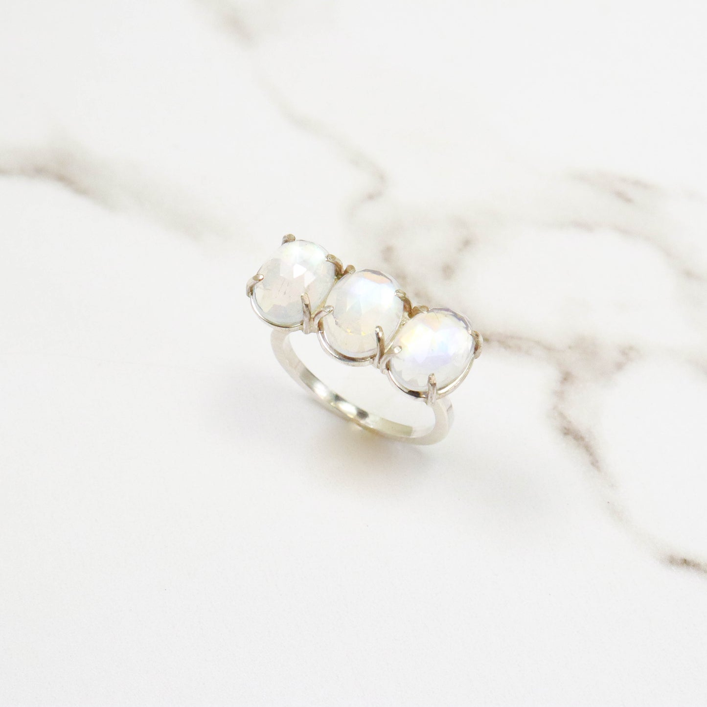 Moonstone Rosecut Ring