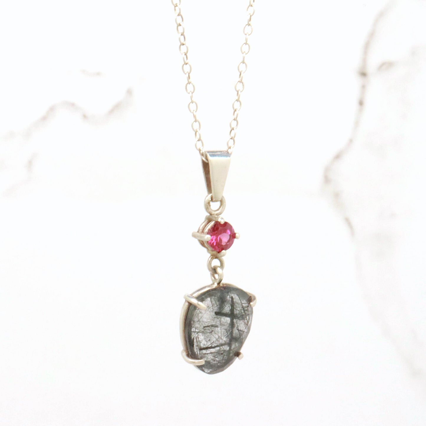 Tourmaline Quartz Necklace