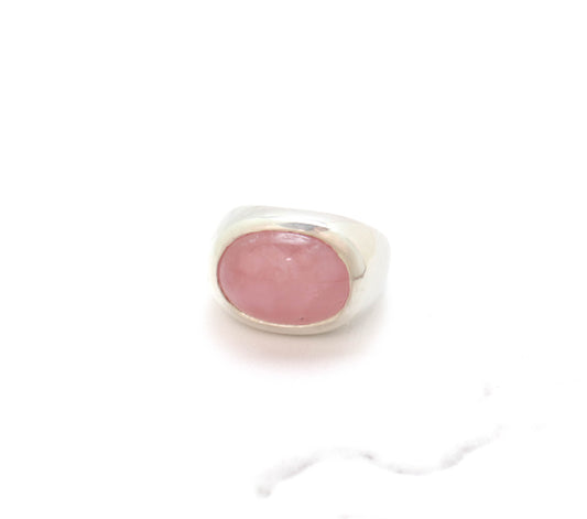 Morganite Oval Ring