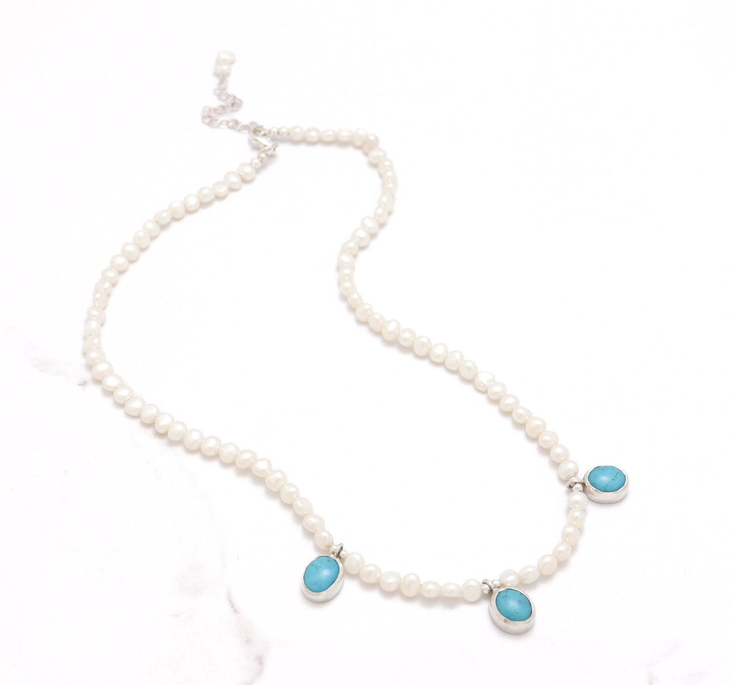 Pearl & Turquoise Necklace