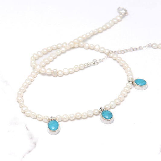 Pearl & Turquoise Necklace