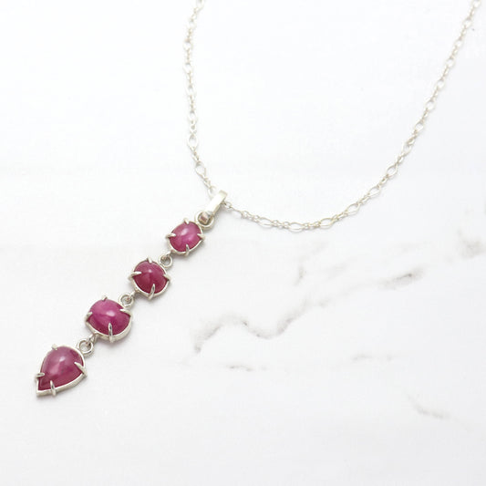 Ruby Long Line Necklace
