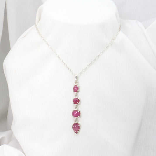 Ruby Long Line Necklace